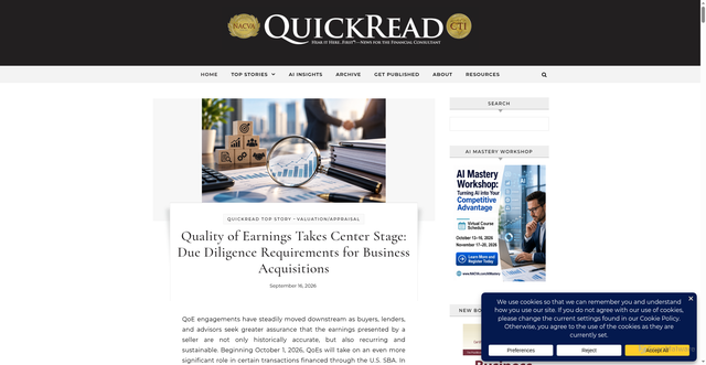 Security scan screenshot of https://quickreadbuzz.com