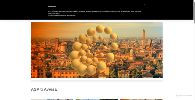 Security scan screenshot of https://www.aspbologna.it/it