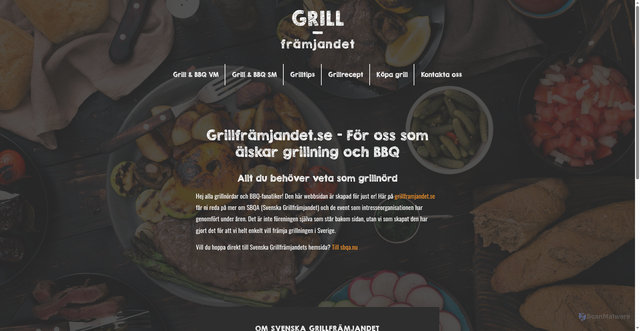 Security scan screenshot of https://grillframjandet.se