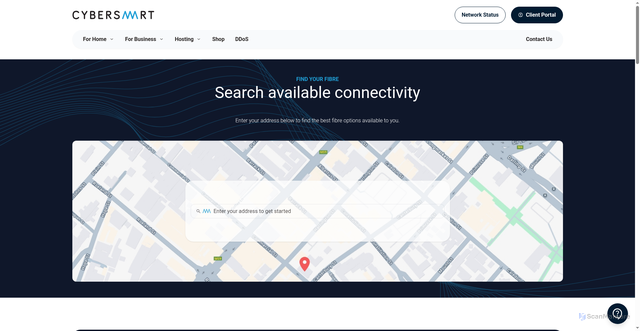 Security scan screenshot of https://cybersmart.co.za