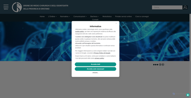 Security scan screenshot of https://www.omeor.it/