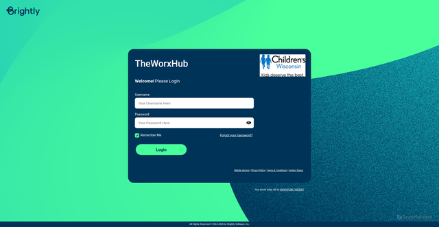 Security scan screenshot of https://chw.myworxhub.com