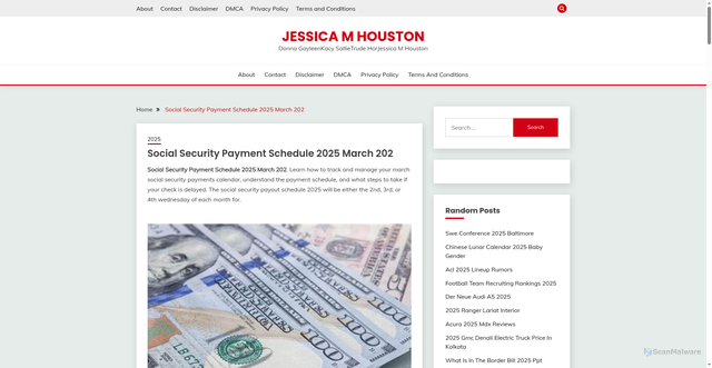Security scan screenshot of https://jessicamhouston.pages.dev/wlgcfb-social-security-payment-schedule-2025-march-202-tnwwjt/