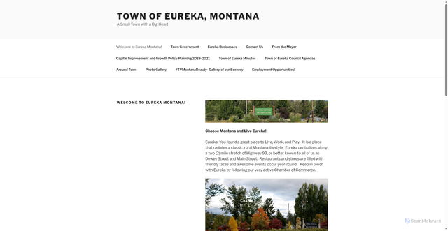 Security scan screenshot of https://www.eureka-mt.gov/