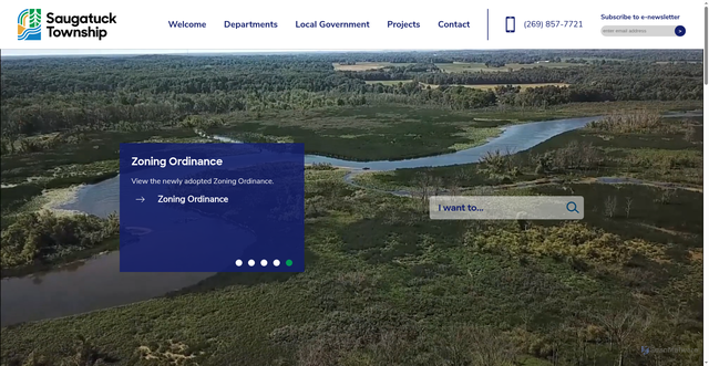 Security scan screenshot of https://saugatucktownshipmi.gov/