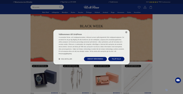 Security scan screenshot of https://at.uropenn.se/