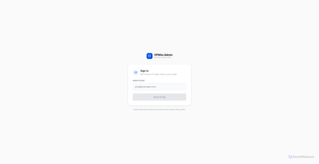 Security scan screenshot of http://vpngo-admin.pages.dev/