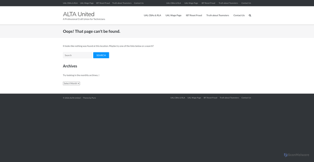 Security scan screenshot of https://www.altaunited.com/product/category/view_more/5372832051290