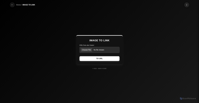 Security scan screenshot of https://x-code-randomverse-5kemzeavbg.edgeone.app/img-to-url.html