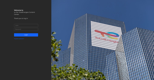 Security scan screenshot of https://dxm.content-center.totalenergies.com