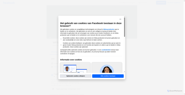Security scan screenshot of https://nl-nl.facebook.com/pages/WFMZ-69-NEWS/544433218961210