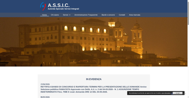 Security scan screenshot of https://www.assicomune.it