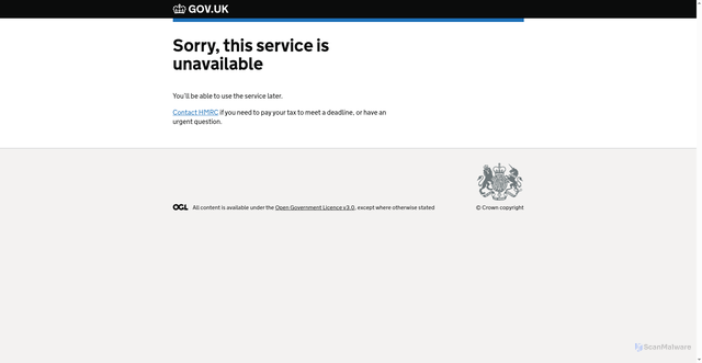 Security scan screenshot of https://transaction-engine.isc.production.tax.service.gov.uk