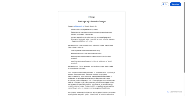 Security scan screenshot of https://translate.google.pl
