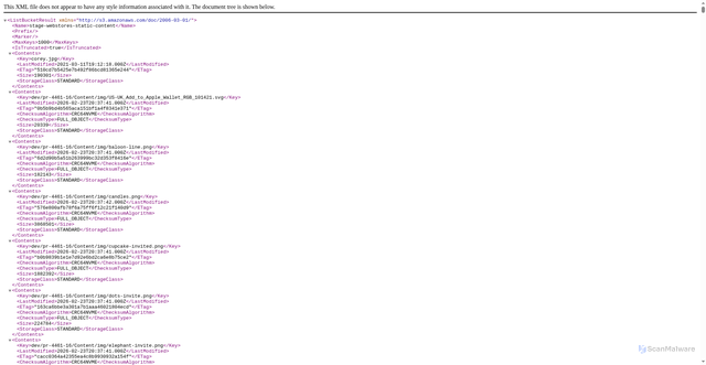 Security scan screenshot of https://webstore-static.centeredgeonline.com