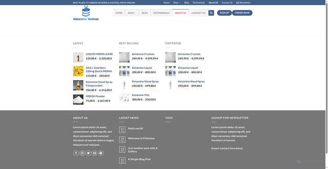 Security scan screenshot of https://ketaminewellnes.com/about-us/