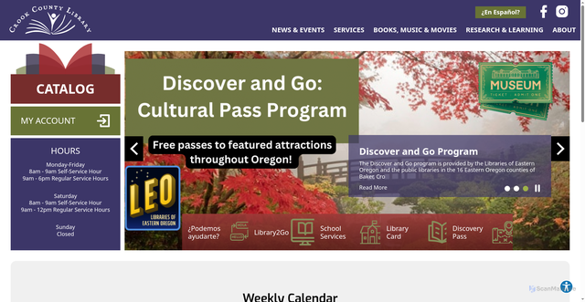 Security scan screenshot of https://www.crooklib.org/library