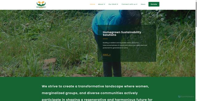 Security scan screenshot of http://homegrowns.org/
