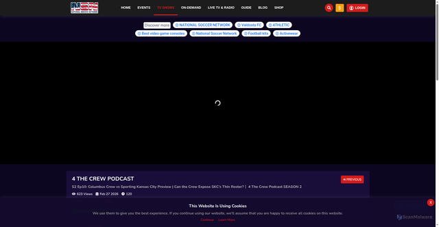 Security scan screenshot of https://www.nationalsoccernetwork.tv/shows/4-the-crew-podcast/s2-ep10-columbus-crew-vs-sporting-kansas-city-preview-can-the-crew-expose-skcs-thin-roster/230