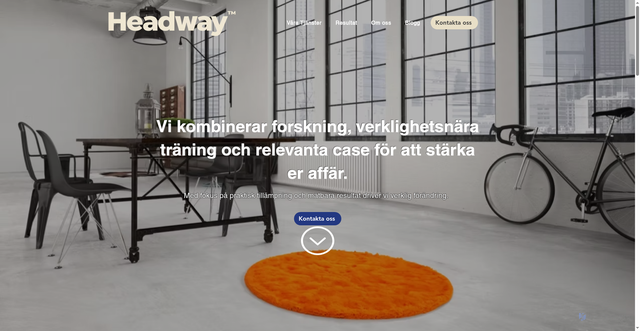 Security scan screenshot of https://headwaylead.se