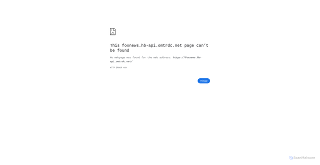 Security scan screenshot of https://foxnews.hb-api.omtrdc.net