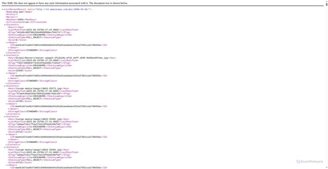 Security scan screenshot of https://d10mzz35brm2m8.cloudfront.net/