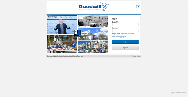 Security scan screenshot of https://goodwillsouthflorida.cognitionlms.com
