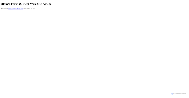 Security scan screenshot of https://objects.blains.com