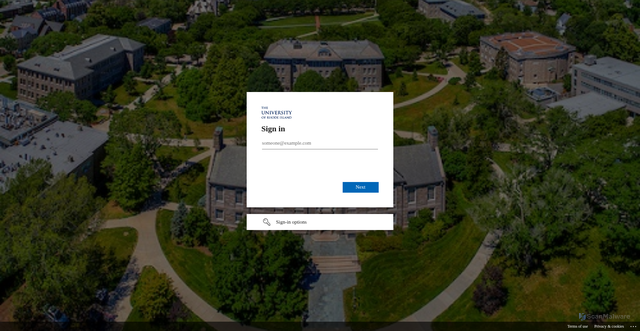 Security scan screenshot of https://rhody.service-now.com