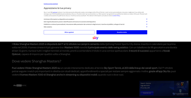 Security scan screenshot of https://programmi.sky.it/sport/tennis/atp-masters-1000/dove-vedere-shanghai-masters