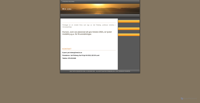 Security scan screenshot of https://neuroutbildarna.se