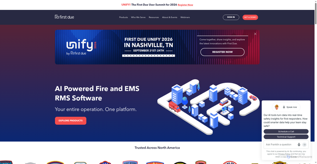 Security scan screenshot of https://firstdue.com