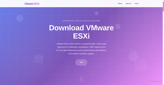 Security scan screenshot of https://esxi-download.github.io
