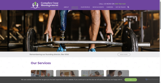 Security scan screenshot of https://complex-case.com/services/