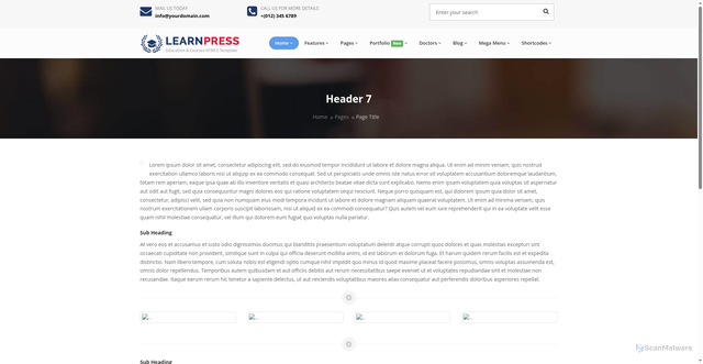 Security scan screenshot of https://quiet-olive-9aasjbjjin-j6ff15dafs.edgeone.app/features-header-style7.html