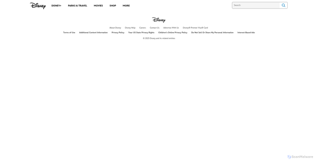 Security scan screenshot of https://princess.disney.com/raya