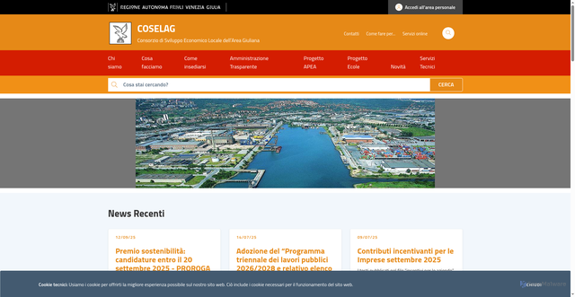 Security scan screenshot of https://www.coselag.it/