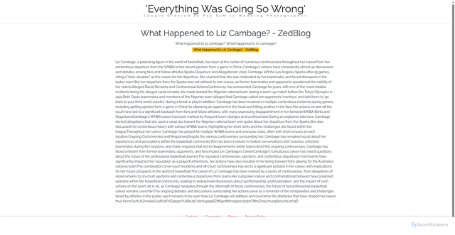 Security scan screenshot of https://beanbouncerblog-e6mojxr7yd.edgeone.app/283-what-happened-to-liz-cambage-zedblog.html