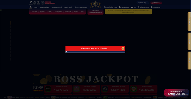 Security scan screenshot of http://meritkinq1655.com/