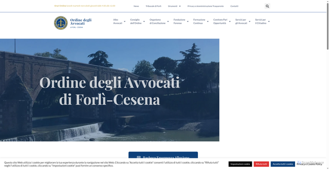 Security scan screenshot of https://www.avvocatiforlicesena.it/