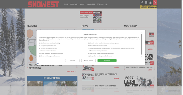 Security scan screenshot of ads.adthrive.com