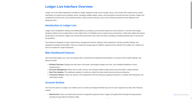 Security scan screenshot of ledger-livee-web.pages.dev