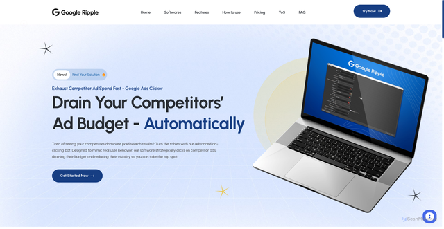 Security scan screenshot of http://googleripple.com/