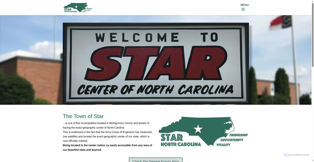 Security scan screenshot of https://starnc.gov/