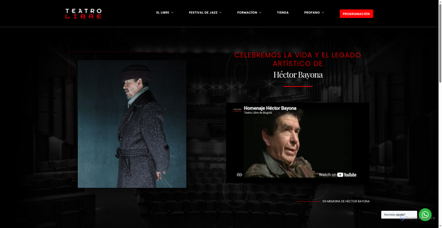 Security scan screenshot of https://teatrolibre.com/un-actor-gilberto-bello-sobre-hector-bayona/