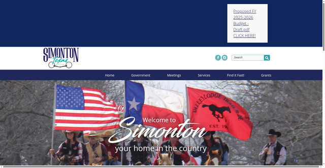 Security scan screenshot of https://www.simontontexas.gov/