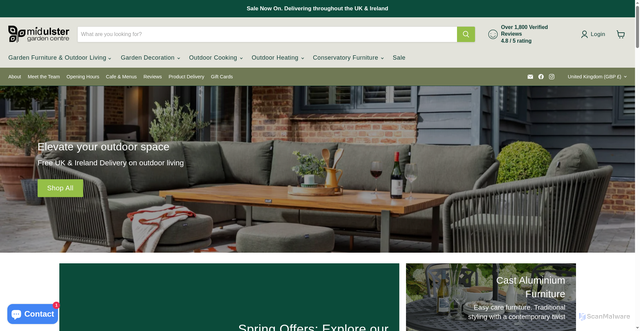 Security scan screenshot of https://james-bradley.myshopify.com
