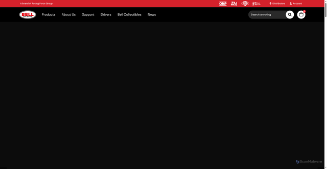Security scan screenshot of https://bellracing.com