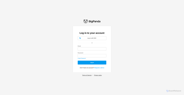 Security scan screenshot of a.bigpanda.io