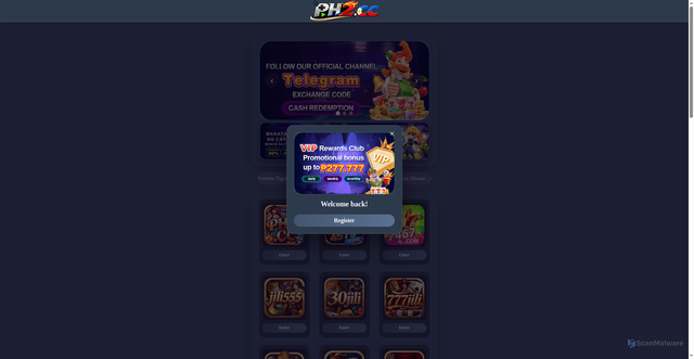 Security scan screenshot of https://egamessite.com/owriogniz